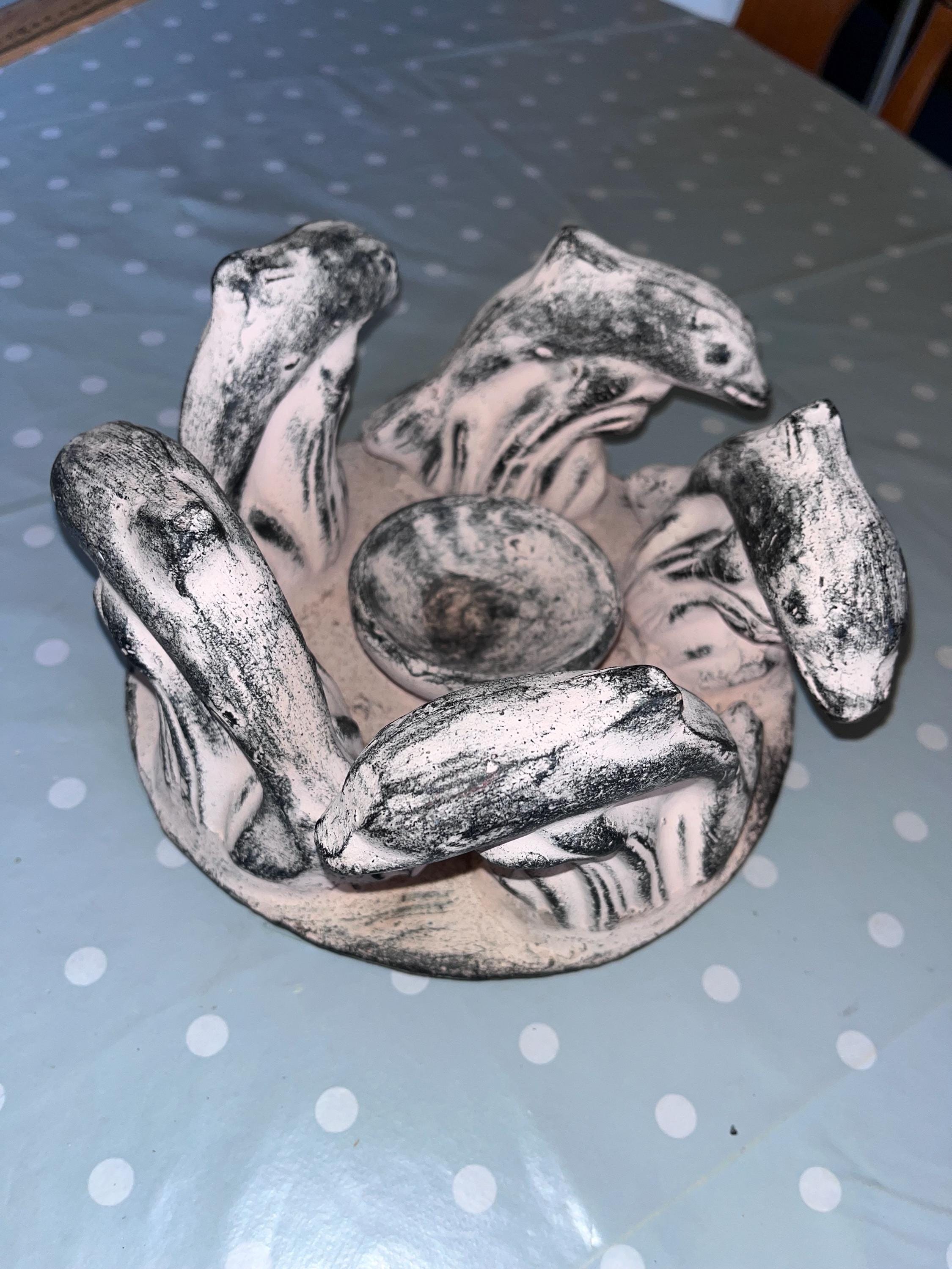 Dolphin Pastille Burner 額装 Dolphin Incense Burner - Etsy