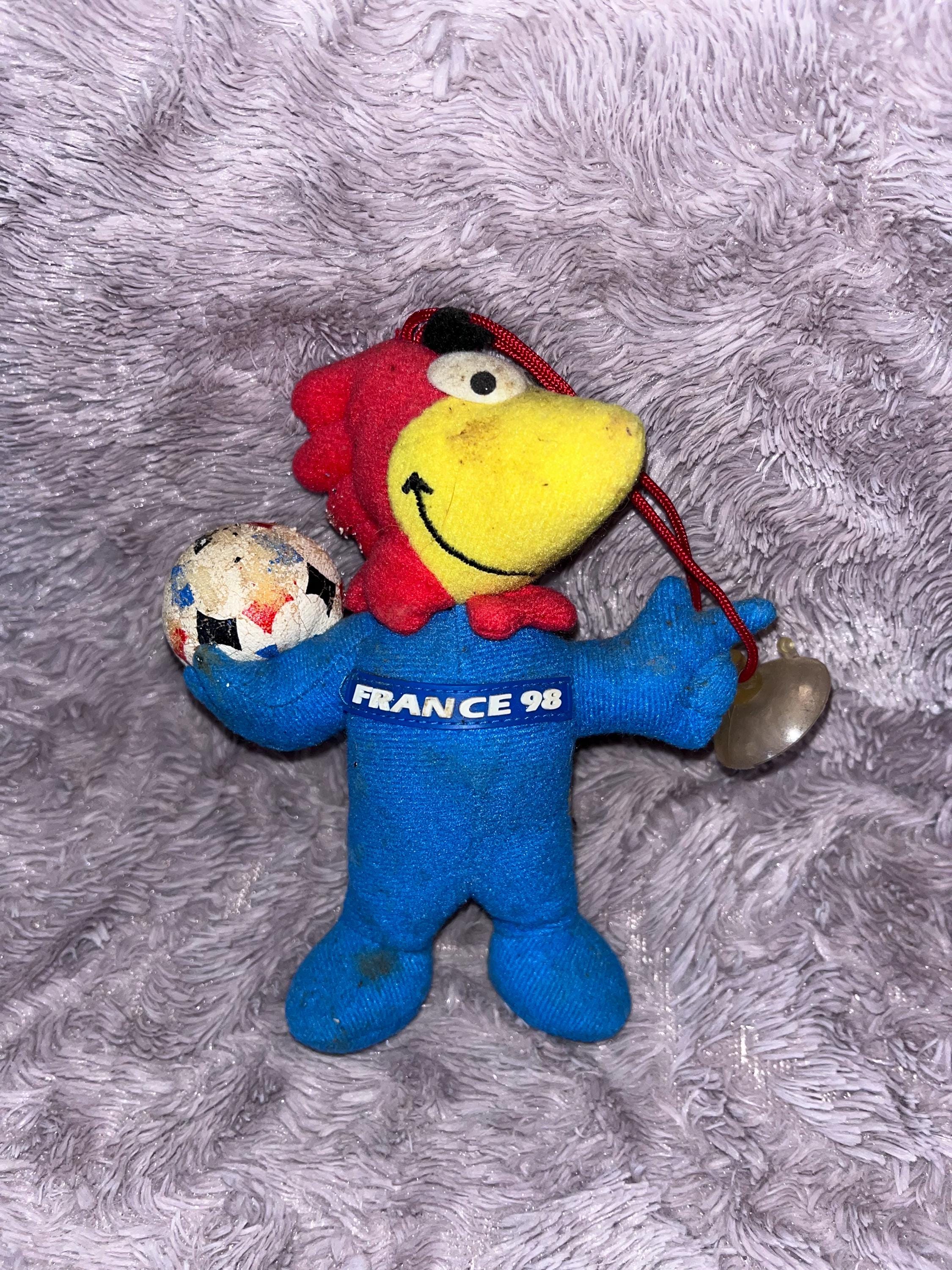 Cockerel Fifa World Cup Soccer 1998 France Mascot Plush Toy Doll
