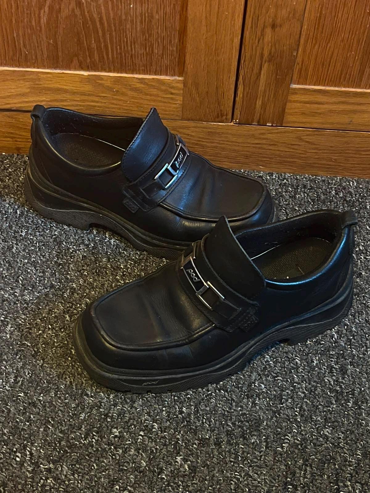 Men Vintage Square Toe Shoe - Etsy