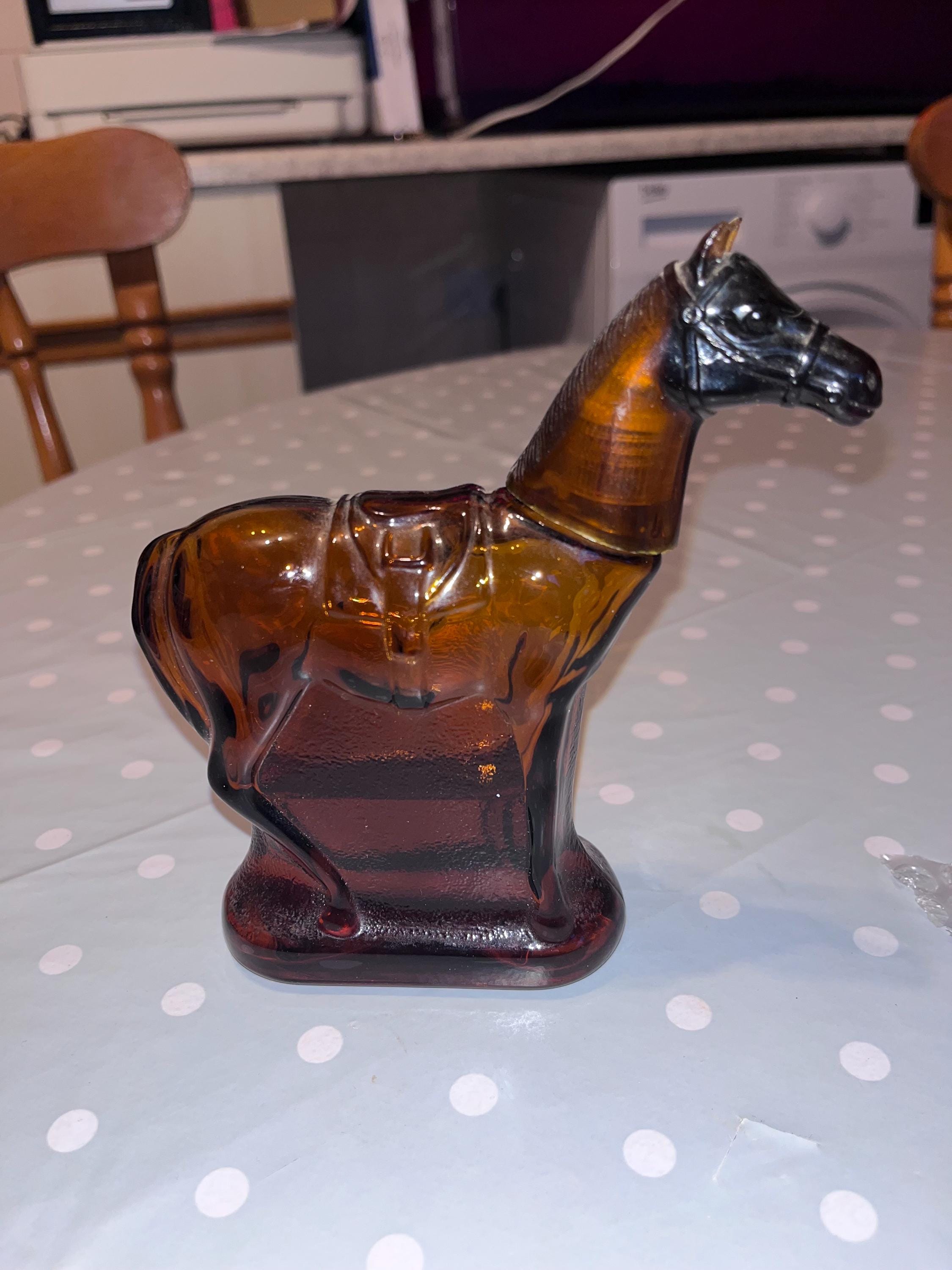 Vintage Avon Tai Winds After Shave, Horse Bottle, 1970s-80s