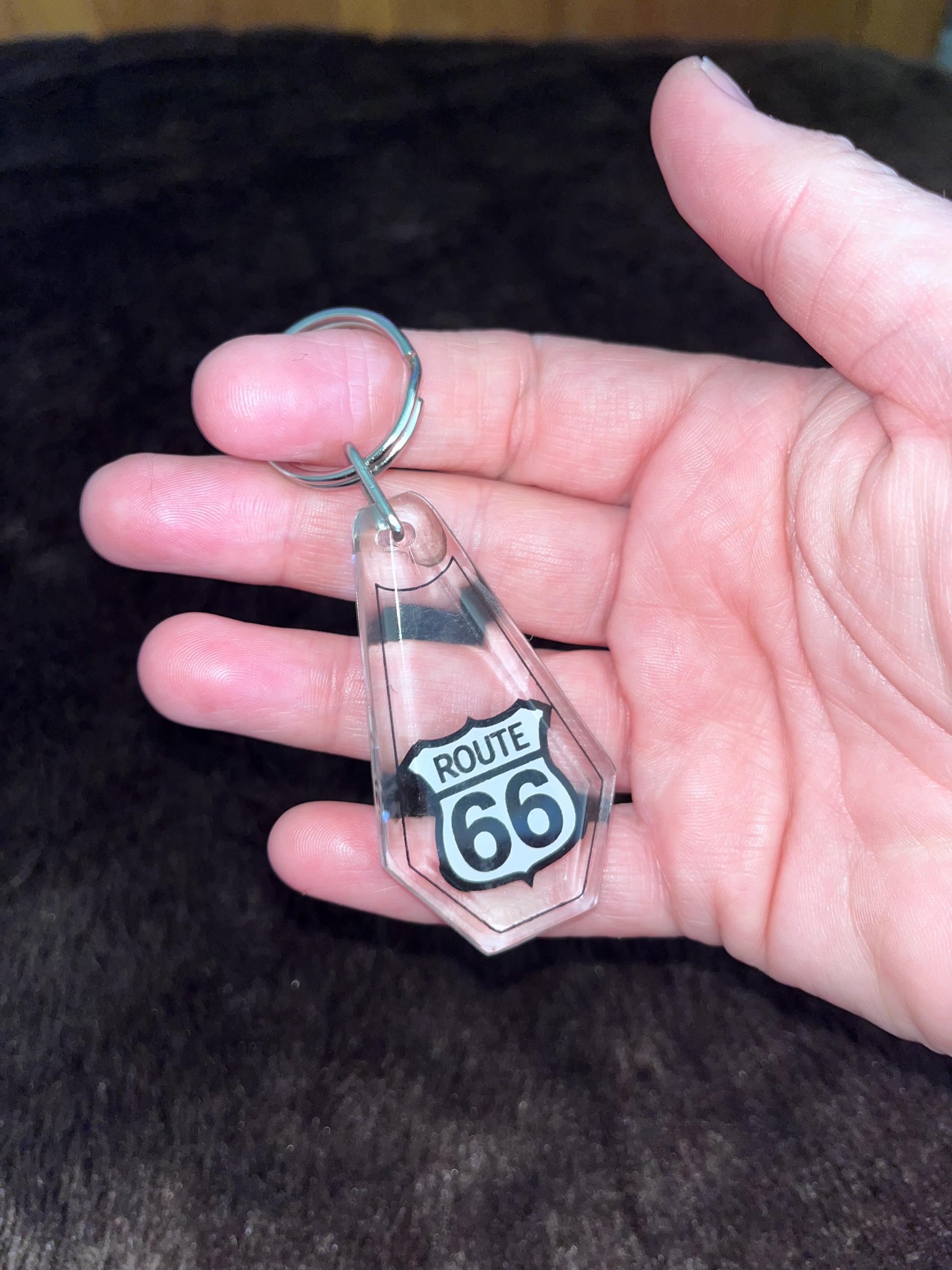 Route Sign Keychain Route 66 Collectible Keychain - Etsy