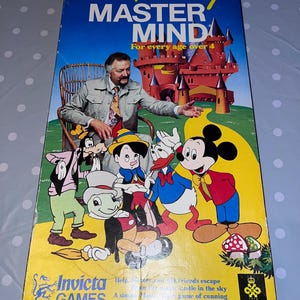 Vintage Disney Mastermind-spel 1978 i bra skick, komplett