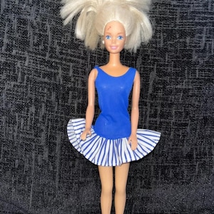 1993 Beach Fun Barbie With Original Dress Mattel 1966 Mould Marks On Face
