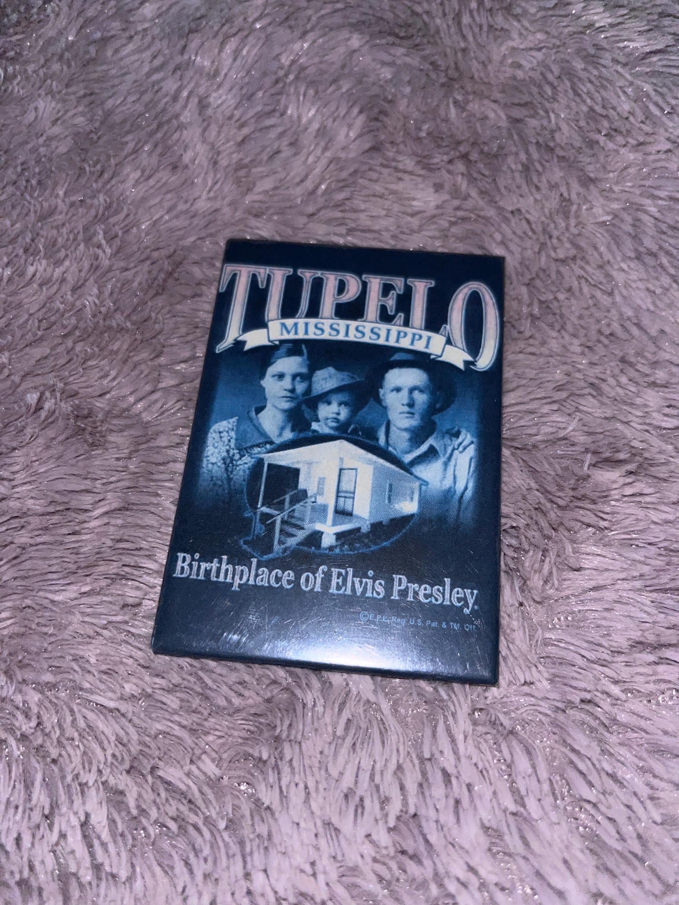 Tupelo Mississippi Birthplace of Elvis Priestley Fridge Magnet