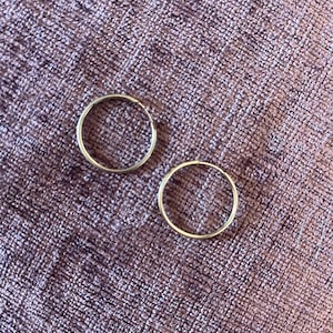vintage silver hoops earrings