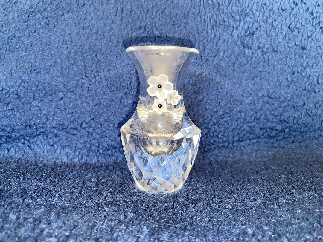 Authentic Swarovski Crystal Vase Collectible Etsy