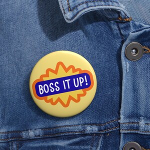 Custom Motivational Pin Buttons |  Fun Accessories for Encouragement | Gifts for Friends | School Events | Boss&#39;s Day | Statement Pins