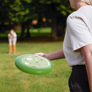 Paw Print Frisbee | Fun Outdoor Toy for Dog Lovers |  Summer Picnic Game | Eco-Friendly Flying Disc