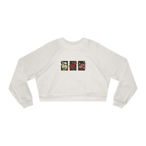Women's Cropped Fleece Pullover Design