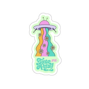 Kiss-Cut Stickers | Take Me Away Sticker Design