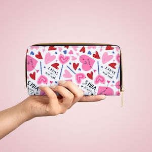 Cartera con cremallera