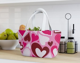 Minimalistische Lunch Bag |  Gefütterte Lunch Tasche