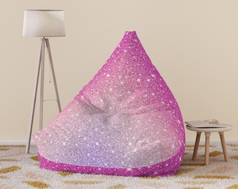 Sparkle Bean Bag Chair Cover: Cozy Polyester Lounge Seating
