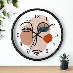 Abstract Modern Wall Clock | Home Decor | Decorative Timepiece