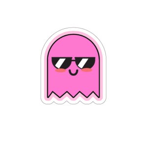 Pinker Geist Vinyl Sticker, Aufkleber: You can do hard things