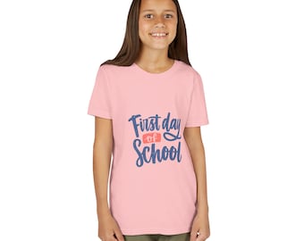 Erster Schultag Jugend T-Shirt: Weiches Baumwoll Kinder Back to School Shirt