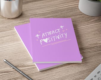 A5 motiverend notitieboek met zachte kaft: positiviteit aantrekken