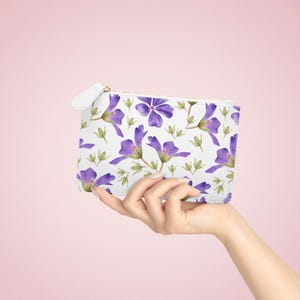 Floral Mini Clutch Bag | Chic Travel Wallet |  Spring Accessory | Perfect for  Everyday Essentials