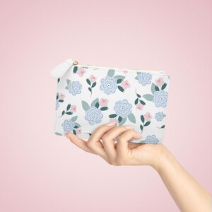 Floral Mini Clutch Bag | Chic Travel Wallet |  Spring Accessory | Perfect for  Everyday Essentials