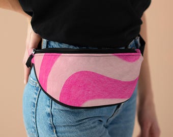 Colorful Fanny Pack: Funky Polyester Waist Bag