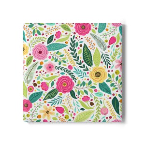 Floral Ceramic Coaster | Boho Home Decor | Housewarming  Accessory |  Essentials |  Eco-Friendly Design