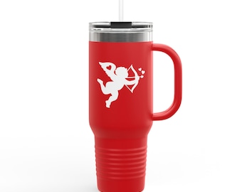 Valentine's Day Insulated Travel Mug, 40oz  |  Gift Idea |