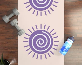 Eco-Friendly Rubber Yoga Mat: Non-Slip Fitness & Meditation