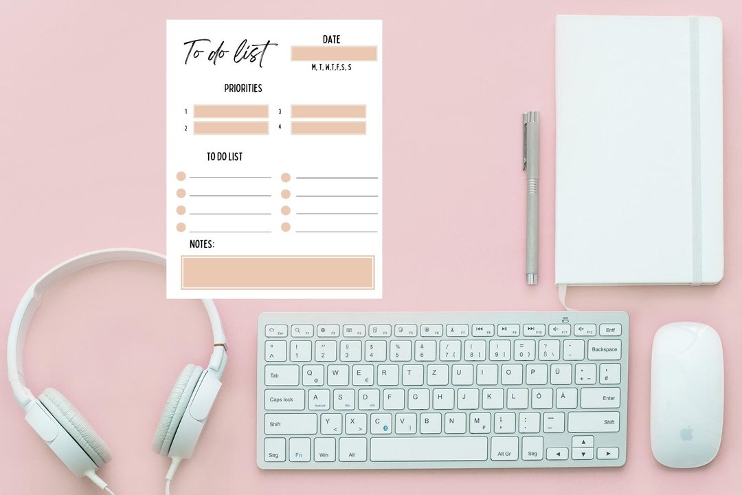 To Do List/ Printable/ Daily Planner/ PDF - Etsy