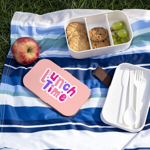 Linda lonchera bento / Hora del almuerzo / Preparación de comidas para niños / Vuelta al cole / Ecológica / Imprescindibles para el almuerzo escolar / Útiles escolares lindos