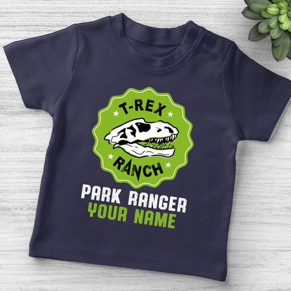 T-Rex Ranch Park Ranger Shirt/T-rex Ranch Park Ranger Shirt/T-Rex Birthday Family Shirt/Dinosaur Birthday Shirt/T-rex Ranch Shirt O-15072215