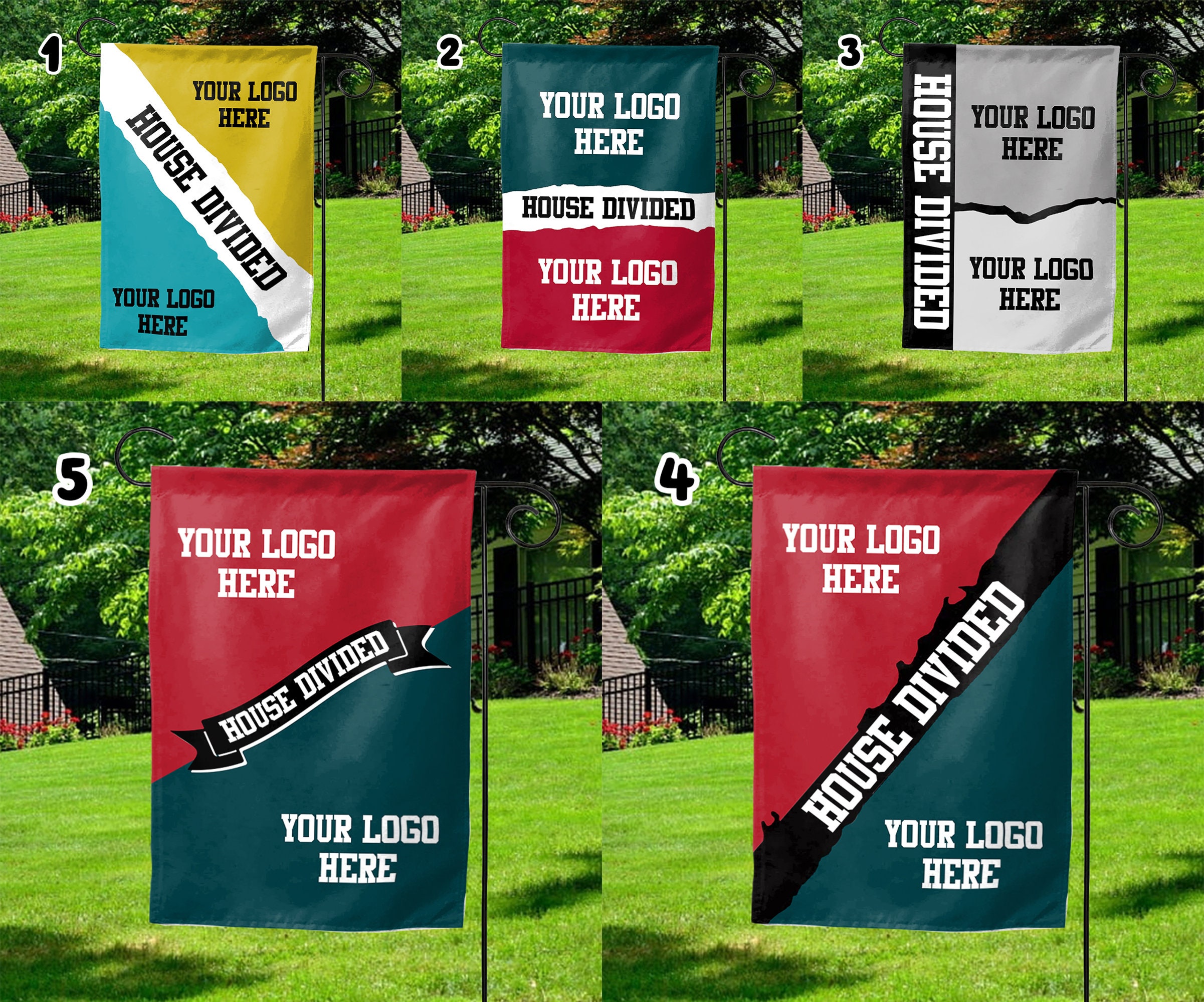 Discover Custom House Divided Flag, House Divided Baseball, Basketball Team Flag