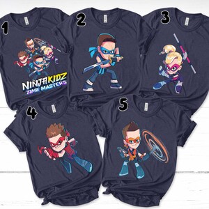 Ninja Kidz Birthday Shirt, Ninja Family Birthday shirts, Personalized Ninja Matching Family Shirt, Custom Ninja Shirt UMVQ26