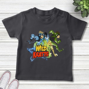 Wild Kratts Birthday Shirt, Wild Kratts Theme Party, Personalized Birthday Shirt, Matching Family Shirts Birthday Gift UL2U16