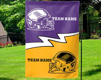 Custom House Divided Flag, House Divided Baseball, Basketball Team Flag, American Football Flag, Personalized Gifts for Him  E1L235