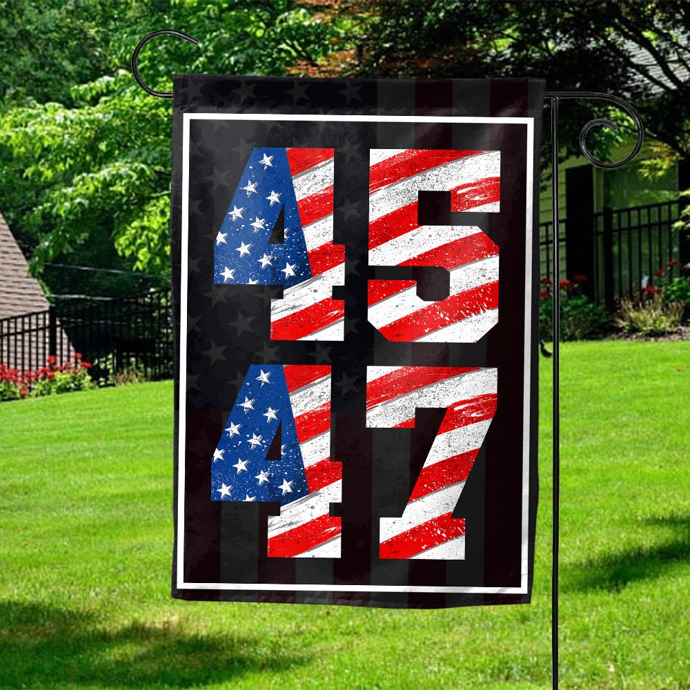 Discover Trump 45 & 47 USA Trump 2024 House Flag