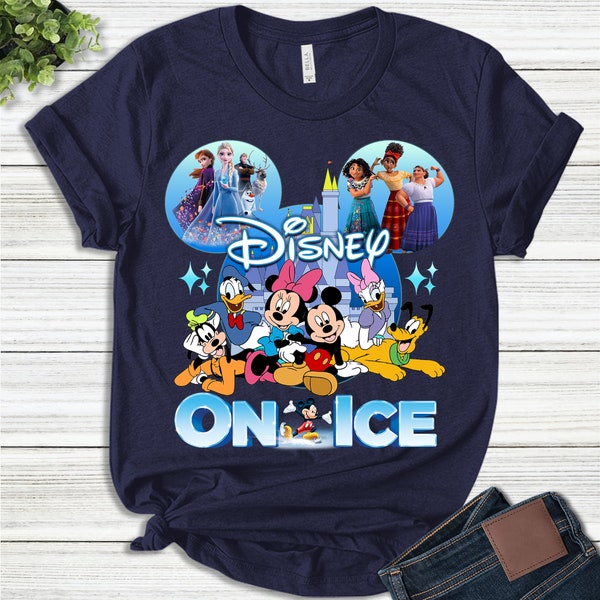 Disneyland On Ice 2024 Shirt, Epcot Shirt, Princess On Ice, Wdw Mickey On Ice Shirt, Disneyland Family Trip Shirt, Disneyworld Shirt KBVF34