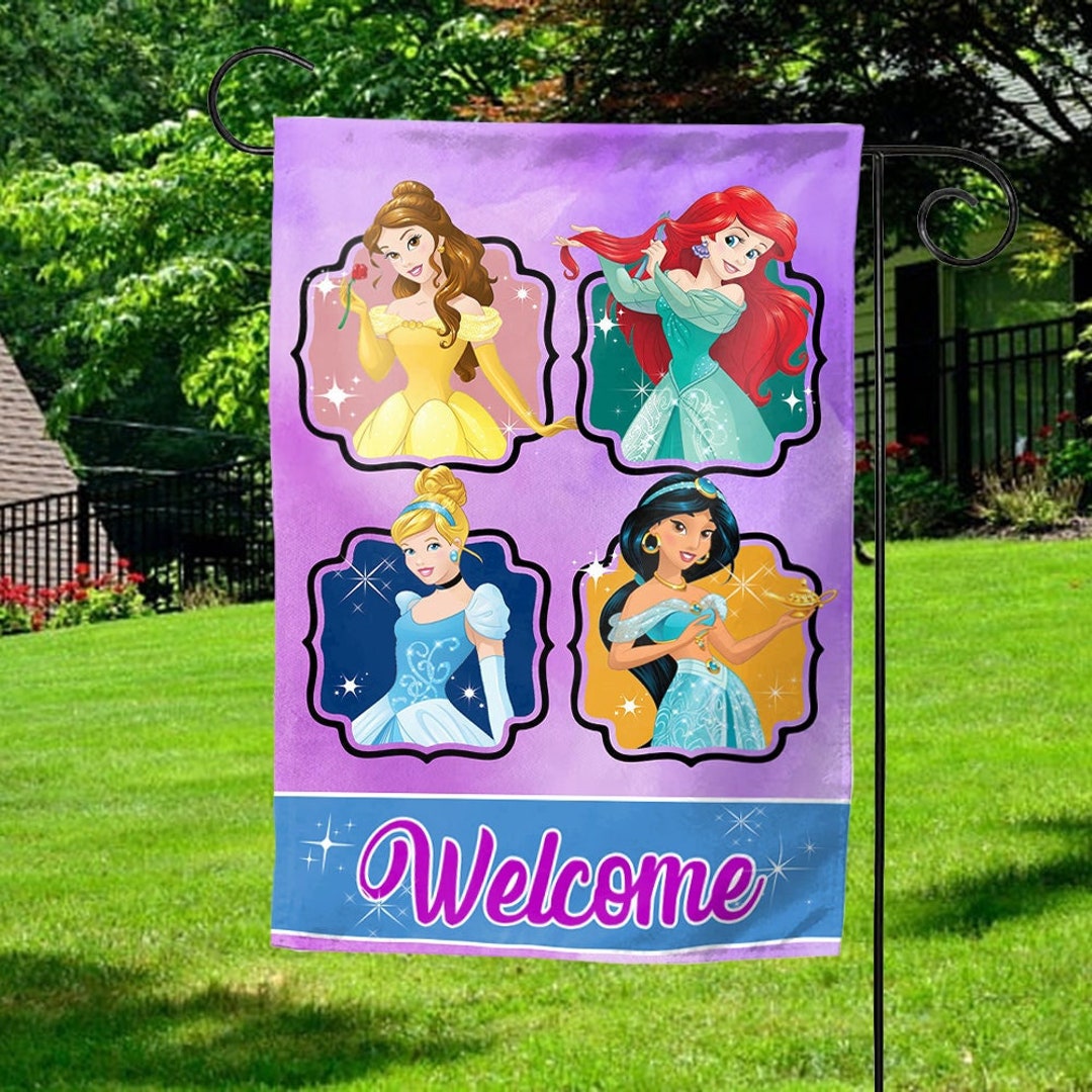 Disney Princess Together We Are Strong Garden Flag,disney Princess ...