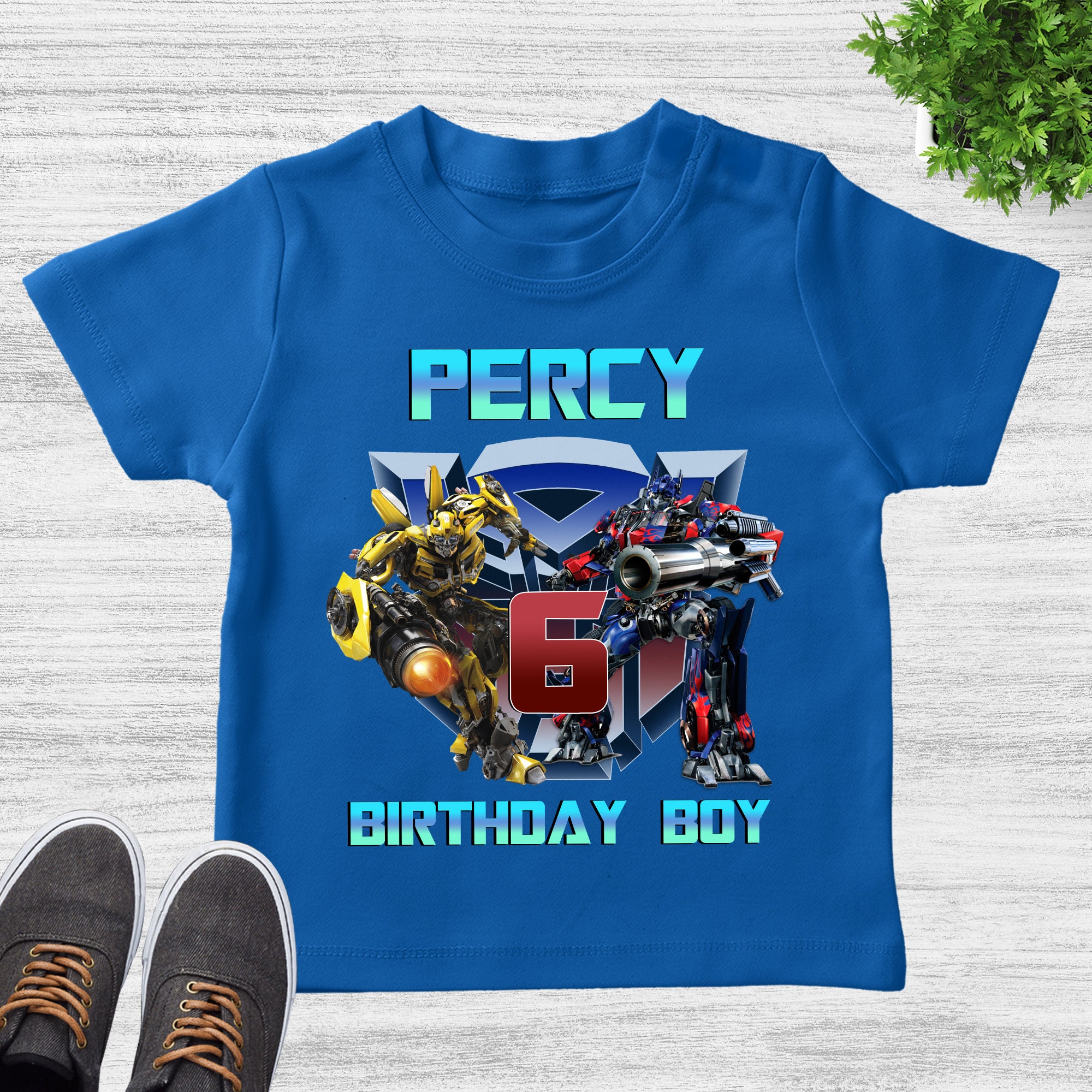 Transformers Birthday Shirt, Funny Optimus Prime Robot Birthday Shirt, Custom Personalized Birthday Gift For Son Daughter