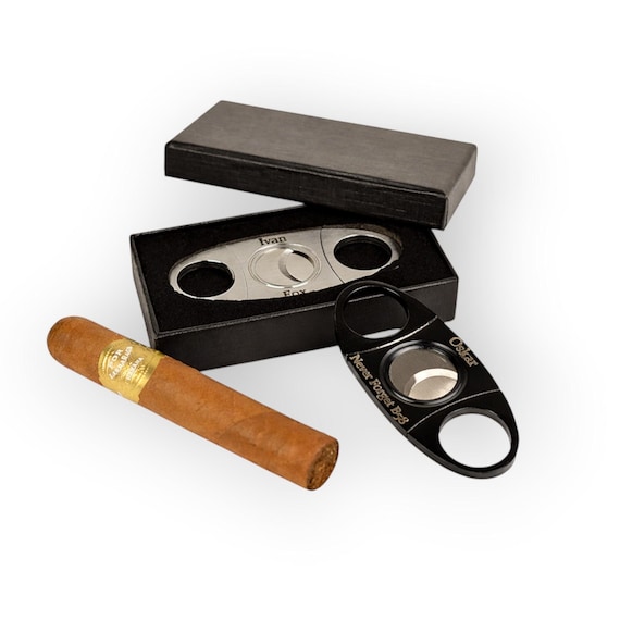 Personalised Cigar Cutter with Gift Box