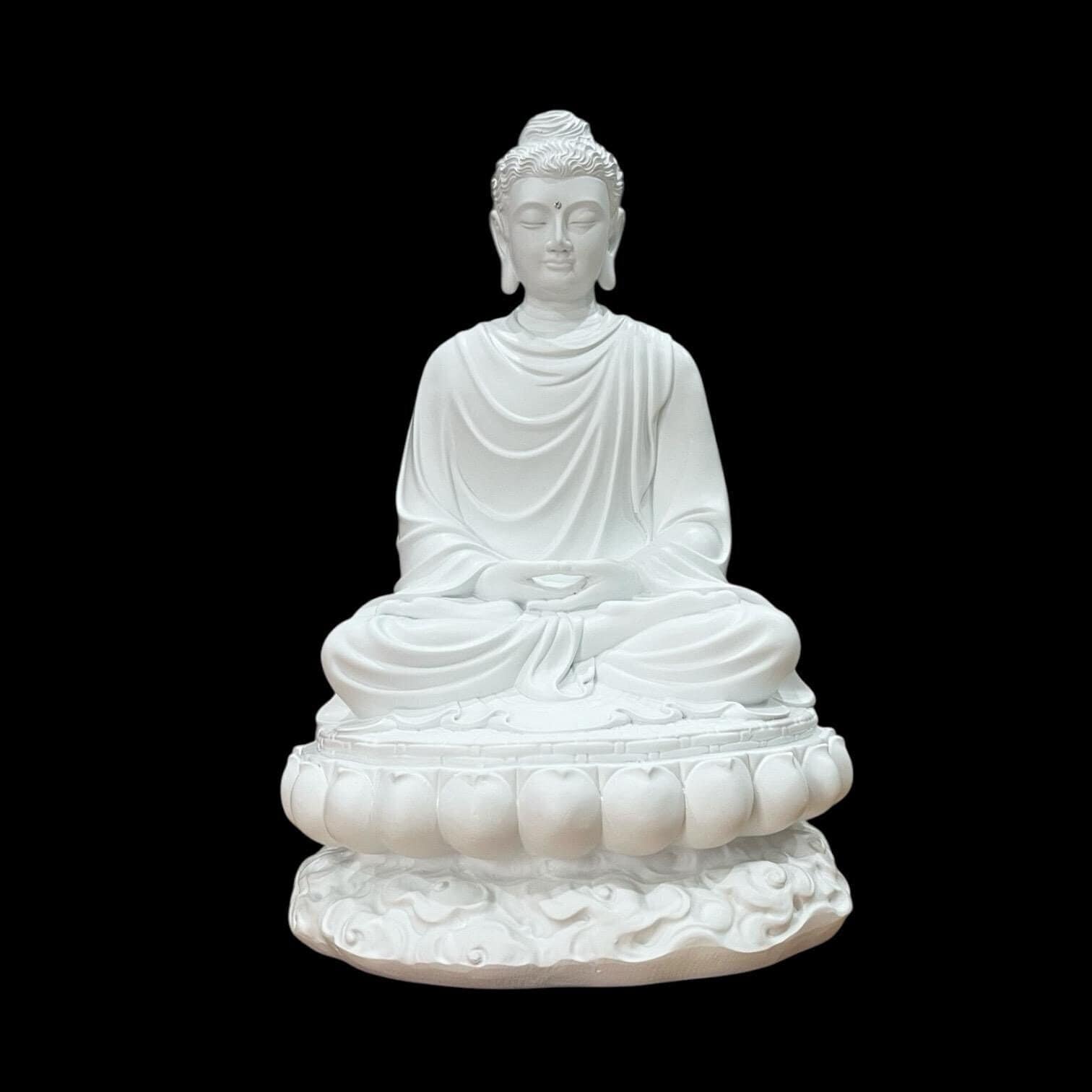 Statue de Bouddha méditant Statue de Bouddha Zen en Asie Sud-Est en Résine Décoration Artisanat
