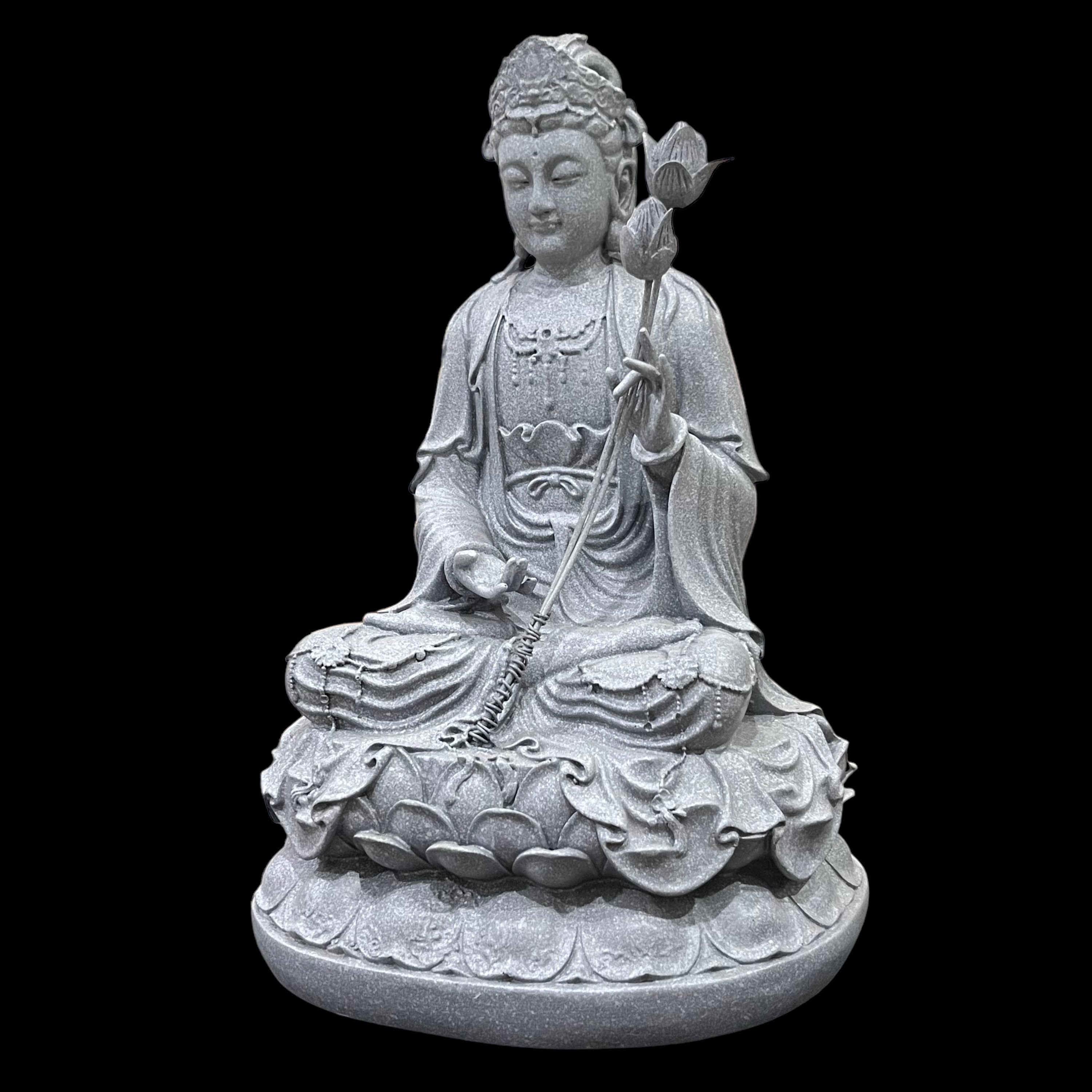 Getrelax Guan Yin Statue Ceramic Quan Yin Statue Buddhist
