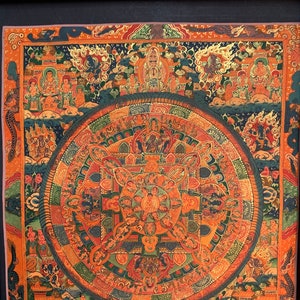 Hand-painted Mandala Thangka paintings, Original Tibetan Thangka painting