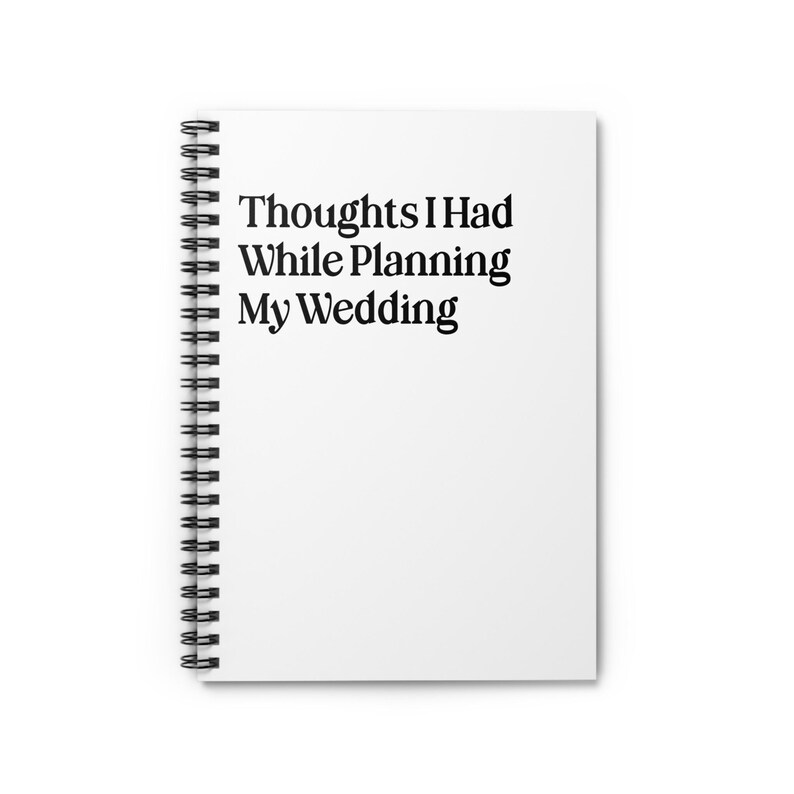 White Wedding Planner Wedding Organizer Notebook Wedding Budget Book