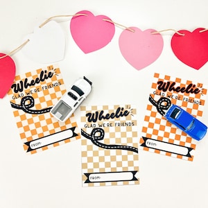 Wheelie Like You Valentinstagskarten, Valentinstagskarte, Rennauto-Karte, Valentinstagskarte, Jungen Valentinstag, Klassenzimmer Valentinstag, DRUCKBARE DOWNLOAD