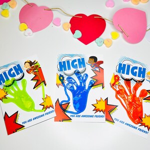 High 5 Valentine, High Five, Saint-Valentin, Papier collant, Saint-Valentin, Imprimable Saint-Valentin pour enfants, Saint-Valentin pour enfants, Cartes de la Saint-Valentin