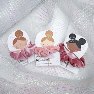 Cadeau ballerine, cadeau chouchou, tutu doux, cadeau de fête à imprimer, anniversaire d'enfants, cartes d'anniversaire, soirée dansante