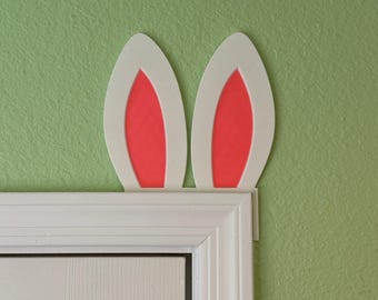 Easter Bunny Door Corner Topper