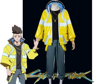 Edgerunners David Martinez Jacket Cyberpunk 2077 Cosplay Costume