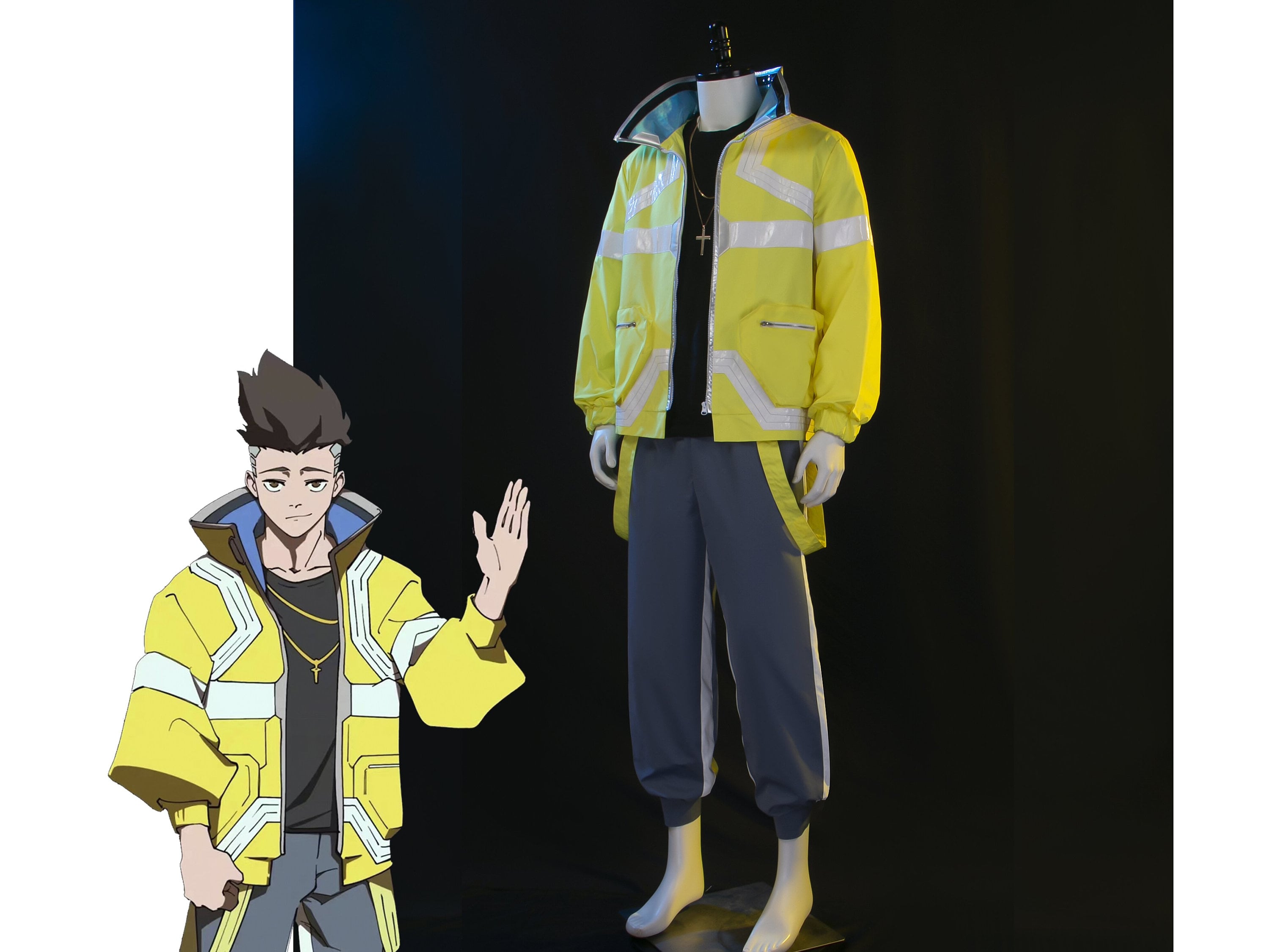 Buy Edgerunners David Martinez Jacket Cyberpunk 2077 Night City Online