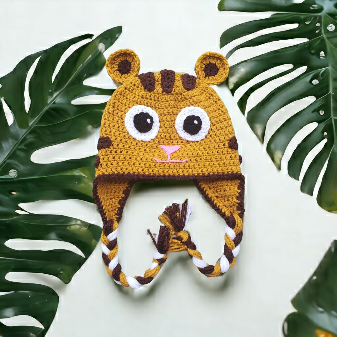 Tiger Crochet Hat Custom Crochet Hat Crochet Hat for Kids Etsy